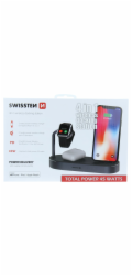 SWISSTEN bezdrátová nabíječka 4v1 MFi (kompatibilní s MagSafe)