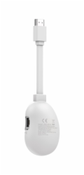 STRONG 4K Google TV stick LEAP-NEVE/ 4K Ultra HD/ H.265/ HDMI/ Wi-Fi 6/ Chromecast/ NETFLIX/ Disney+/ Google TV/ bílý