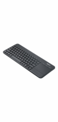 Logitech Wireless Touch Keyboard K400 Plus - Klávesnice - bezdrátový - 2.4 GHz - francouzská - černá