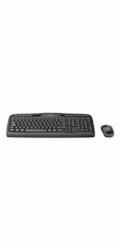 Logitech Wireless Combo MK330 - Klávesnice a sada myši - bezdrátový - 2.4 GHz - britská - černá
