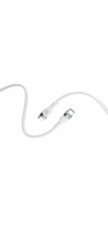 Datový kabel Forever Flexible USB-C/USB-C 1m 60W bílý
