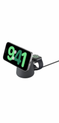 Belkin BOOST CHARGE™ PRO Qi2 2v1 Nabíjecí stojánek pro iPhone/Apple Watch/AirPods, tmavě šedý