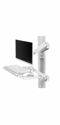 ERGOTRON LX Pro Wall Mount System, nástěnný systém ramen, monitor, klávesnice,myš, bílá