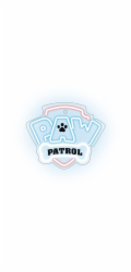 Dekorativní LED neon Tlapková patrola - Logo