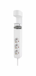 Neomounts Stolní proužek DS22-840WH6 230/USB/USB-C bílý