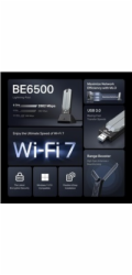 TP-Link Archer TBE400UH WiFi7 USB adapter (BE6500,2,4GHz/5GHz/6GHz,USB3.0)