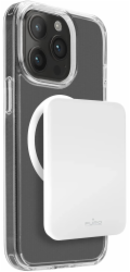 Puro Powerbanka Slim Power Mag 4200mAh s MagSafe USB-C - bílá