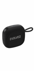 EVOLVEO TopSound, bezdrátový vodotěsný bluetooth reproduktor s rádiem, černý