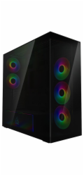ARCTIC skříň Xtender / E-ATX / 2x120mm ARGB fan / 2xUSB / USB-C / tónované sklo / černá