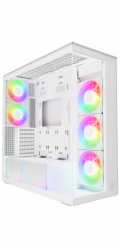 ARCTIC skříň Xtender / E-ATX / 2x120mm ARGB fan / 2xUSB / USB-C / čiré sklo / bílá