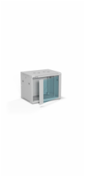 ALANTEC Regálová skříň 19" 9U 600x450, Šedý FLAT PACK