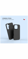 TPU gelový kryt FIXED ReStory pro Apple iPhone 17 Pro Max, černý