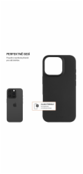 TPU gelový kryt FIXED ReStory pro Apple iPhone Air, černý