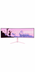 AROZZI NOVA herní monitor 49" 49TUW165 Pink/ LED/ 5120x1440/ 165Hz/ VA/ 3000:1/ 1ms/ 2xHDMI/ DP/ USB-C/ růžový