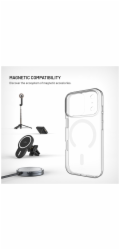 Zadní kryt FIXED MagShell s podporou Magsafe pro Apple iPhone 17 Pro, čirý