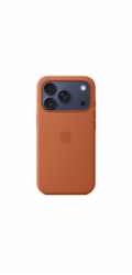 iPhone 17 Pro Silicone Case with MS – Terra Cotta