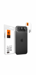 Spigen Glass tR EZ Fit Optik Pro 2 Pack, black - iPhone Air