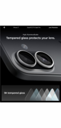 Spigen Glass tR EZ Fit Optik Pro 2 Pack, silver - iPhone 17