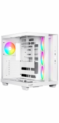 Be quiet! skříň LIGHT BASE 500 LX / MidT / 4x120mm ARGB fans / 2 x USB 3.2 / USB-C / panoramatická / bílá