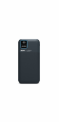 PORT CONNECT powerbanka 20 000 mAh, LCD displej, USB-A QC / USB-C / Micro USB, černá
