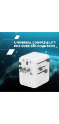 CANYON Travel Adapter OnTour 20 EU/UK/US/AUS 70W  White