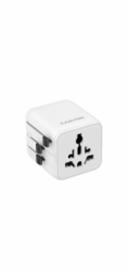 CANYON Travel Adapter OnTour One EU/UK/US/AUS   White