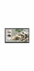 LG CreateBoard Standard Interaktivní tabule 165,1 cm (65") 3840 x 2160 px Dotyková obrazovka Černá