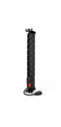 19" rozvodný panel ACAR 8x230V s IEC konektorem pro UPS, vypínač, indikátor napětí, přepěťová ochrana, kabel 1,5m