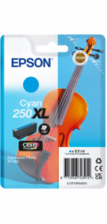 Epson 250XL - 8.9 ml - XL - azurová - originální - blistr - inkoustová cartridge - pro P/N: C11CL95402