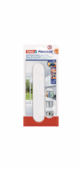 Samolepicí háčkovací páska Tesa bílá se 4 velkými proužky Powerstrips
