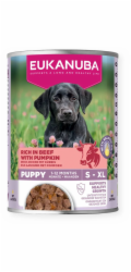 EUKANUBA Life Care Puppy Rich in beef and pumpkin - vlhké krmivo pro psy - 400g