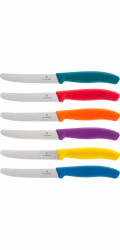 Victorinox Swiss Classic Tafelmesser 6tlg. Mehrfarbig