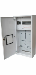 Alfako Kovová rozvaděčová deska pro elektronické elektroměry 1 x TL 3F + 11 bezpečnostních zámků s okénkem RAL 9003A-RZ12E