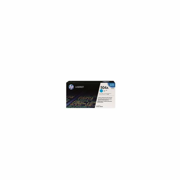 HP 504A Cyan LJ Toner Cart, CE251A (7,000 pages)