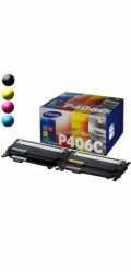 HP - Samsung CLT-P404C 4-pk CYMK Toner Crt (1,500 / 1,000 pages)
