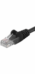 PREMIUMCORD Patch kabel UTP RJ45-RJ45 CAT5e 0.5m černá