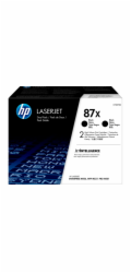 HP 87X 2-pack High Yield Black Original LaserJet Toner Cartridges (CF287XD) (18,000 / 18,000 pages)