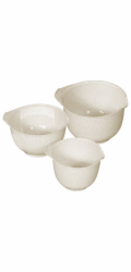 Curver® BASIC, sada 3 mís na šlehání, 1,5 l +2 l +2,5 l, bílá