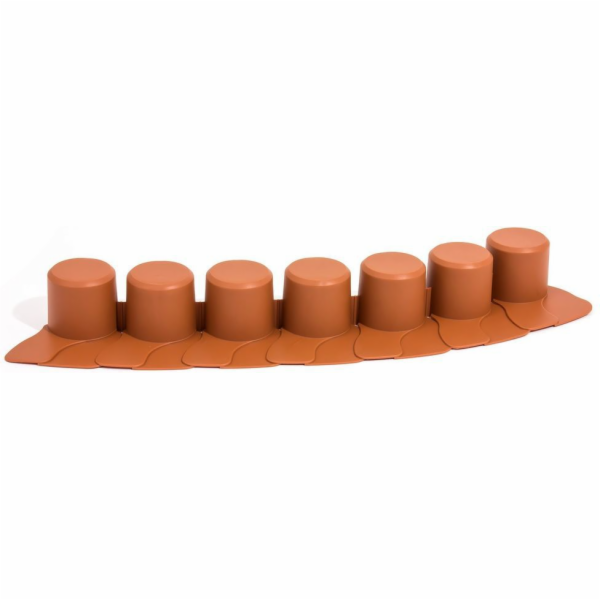 Palisáda Prosperplast IPAL7 6cm x 4,05m terakota
