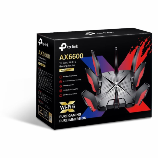 TP-Link Archer GX90 OneMesh/EasyMesh WiFi6 router (AX6600...