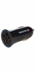 Swissten Cl Adaptér 2,4A Power 2X Usb + Kabel Usb-C