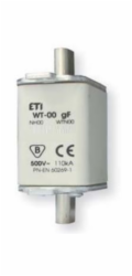 Vložka ETIPO FUSE ETI POLAM NH00 004114335 GF 40A 500V WT-00/GF/40A/P/500V RYCHLE