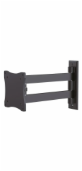 Neomounts FPMA-W820BLACK/Držák displeje/na stěnu/10-27"/sklopný/2 čepy/VESA 100X100/nosn. 15kg/černý