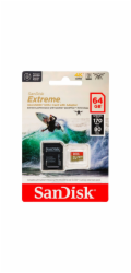 SanDisk microSDXC           64GB Extreme A2 C10 V30 UHS-I U3