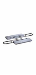 i-Tec C31FLAT2PDPRO i-tec USB-C Metal Ergonomic 4K 3x Display Docking Station, PD 100W