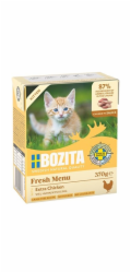 BOZITA Fresh Menu Kitten Chunks in sauce - mokré krmivo pro kočky - 370g