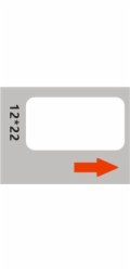 Niimbot štítky RP 12x22mm 260ks White pro D11 a D110