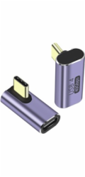 PremiumCord kur31-41 PremiumCord Adaptér USB-C na USB-C, USB 4.0, zahnutý 90°