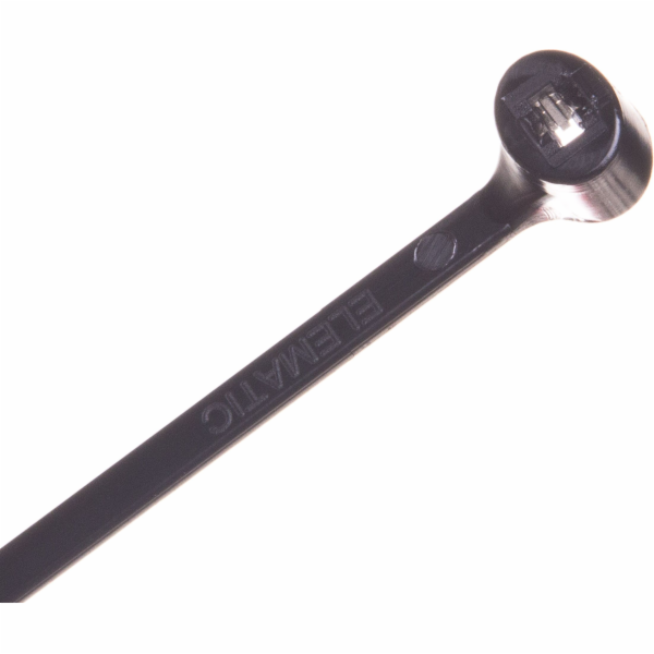 Upevňovací pásky 2-LOCK, 4,5x360mm, černé, 100ks