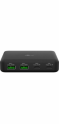 goobay USB-C víceportová stolní nabíječka, PD, GaN, 65 wattů